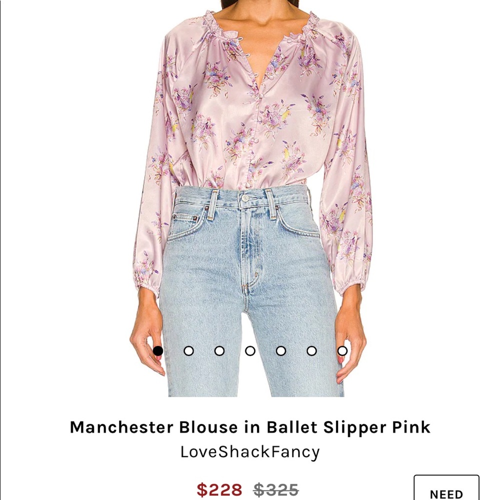 Never worn, LoveShackFancy